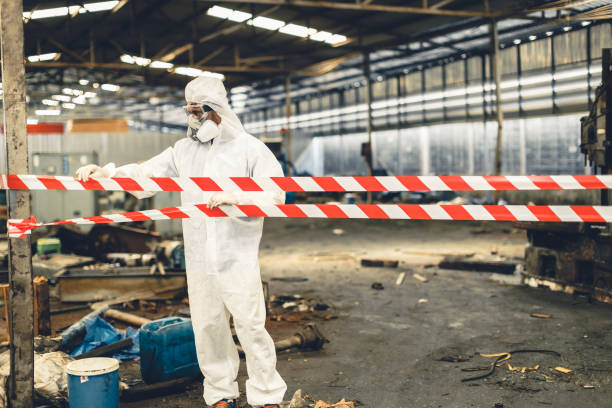 Professional Unattended Death Cleanup technician working in Redwood City, CA